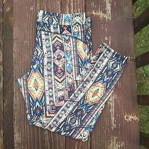 Mossimo Bright & Colorful Exercise Workout Pants - Large